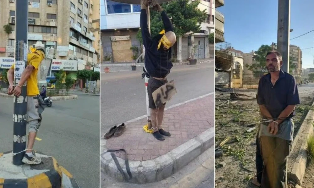 Δημόσια διαπόμπευση από τη Χεζμπολάχ στους "ποντικούς" που έκαναν πλιάτσικο σε εγκαταλελλειμένα σπίτια στη Βηρυτό - Τους ... κρέμασαν σε κολώνες (Σκληρές εικόνες)